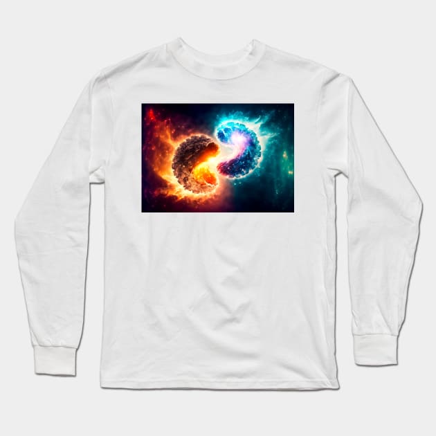 Big Bang Long Sleeve T-Shirt by James Garcia